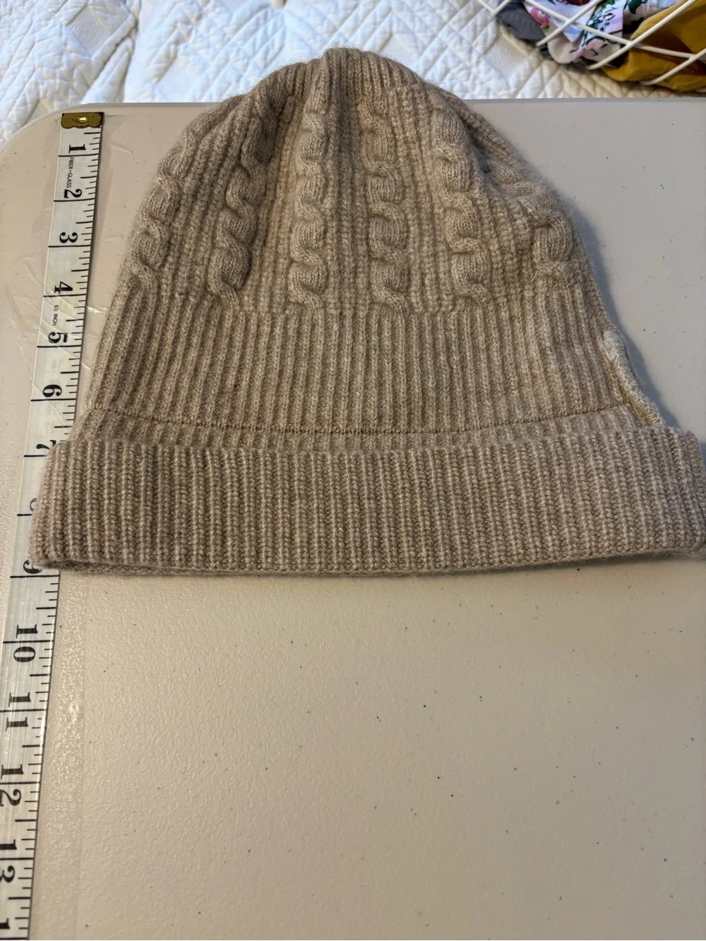 Kids Biella Cable Knit Beanie Fisherman Minimalist Timeless Preppy Quiet Luxury